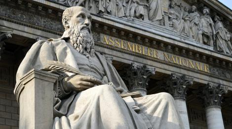  Michel de l'Hospital statue, Louis-Pierre Deseine, Palais Bourbon, Paris, 2016