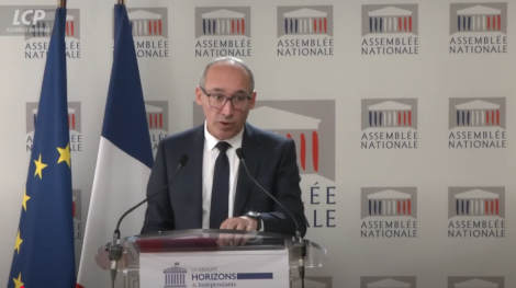 Le président du groupe Horizons, Paul Christophe.