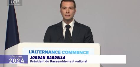 Jordan Bardella, le 30 juin 2024.